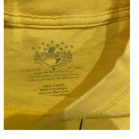 Men's Despicable Me Minions Phil Big Face Open Mouth Graphic Tee Banana Small - Picture 3 of 7